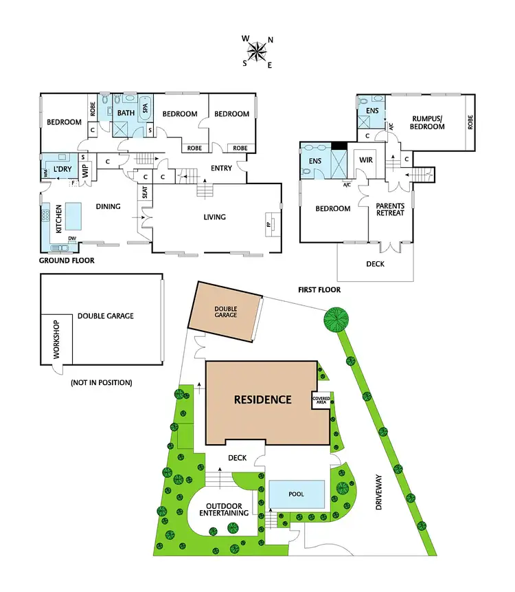 Floorplan of Homely house listing, 48 View Hill Crescent, Eltham VIC 3095