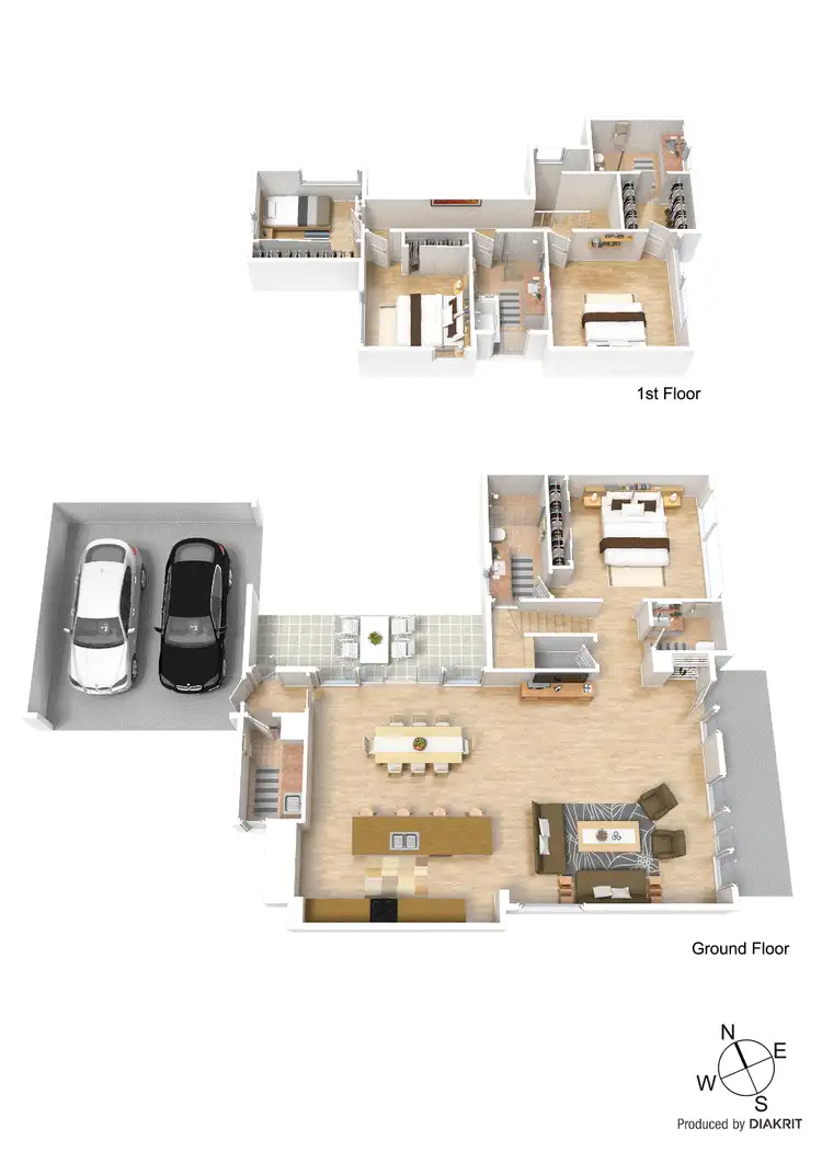 Floorplan of Homely townhouse listing, 1/5 McLaren Street, Mount Waverley VIC 3149