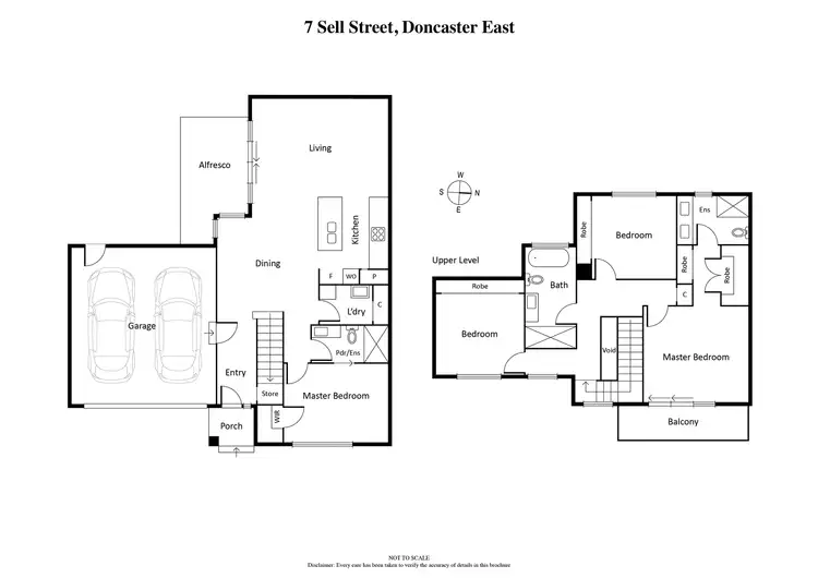 Floorplan of Homely townhouse listing, 7 Sell Street, Doncaster East VIC 3109