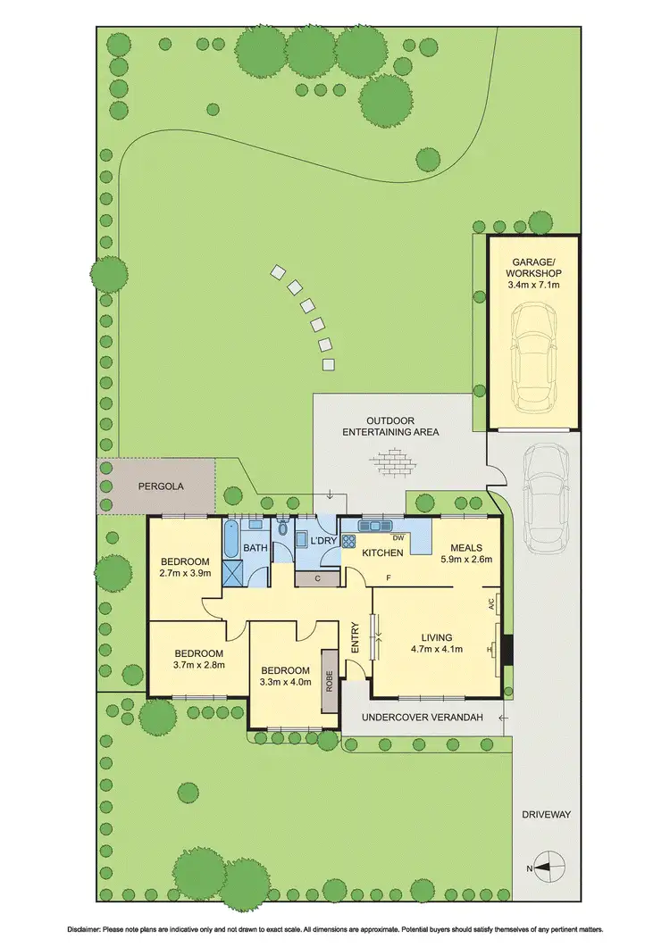 Floorplan of Homely house listing, 47 Diana Drive, Blackburn North VIC 3130