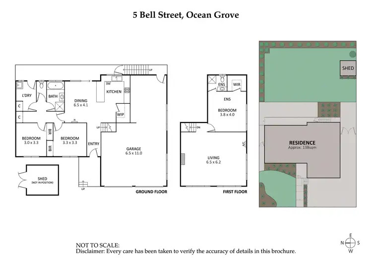 Floorplan of Homely house listing, 5 Bell Street, Ocean Grove VIC 3226