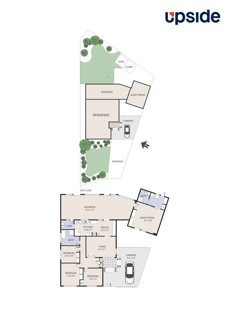 Floorplan of Homely house listing, 10 Ardwell Court, St Albans VIC 3021