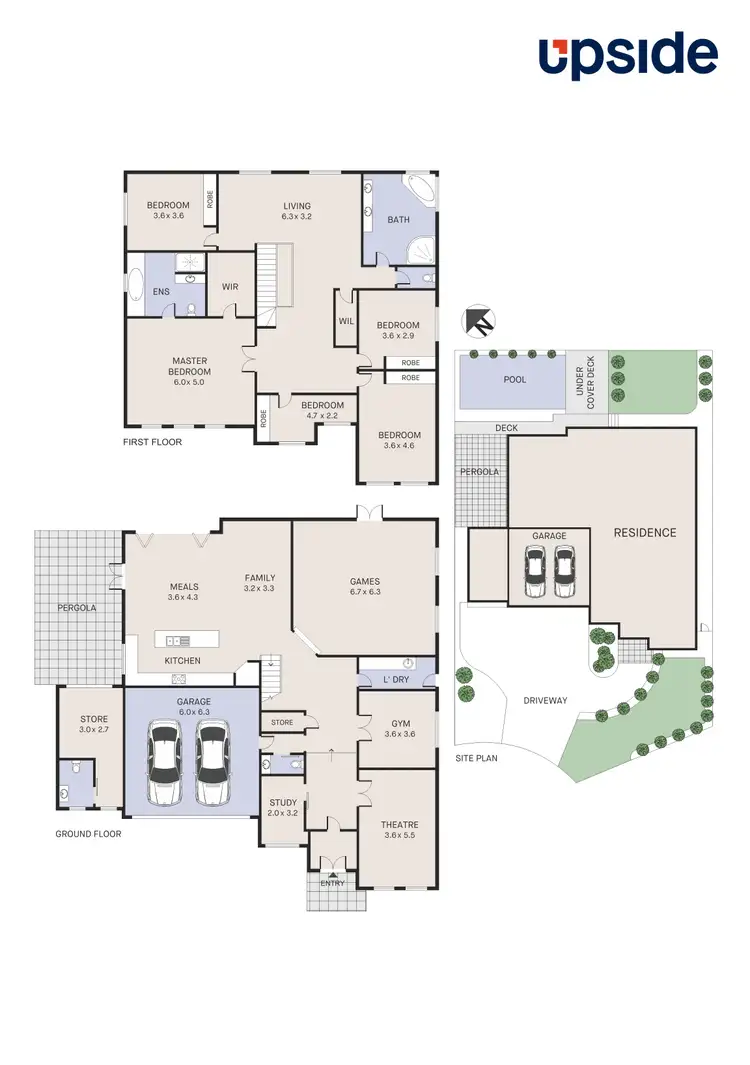 Floorplan of Homely house listing, 12 Charbel Place, Kellyville Ridge NSW 2155