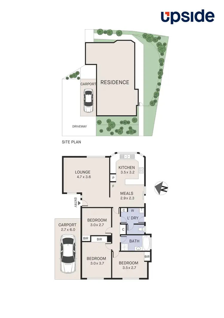Floorplan of Homely unit listing, 2/1 Masefield Court, Delahey VIC 3037