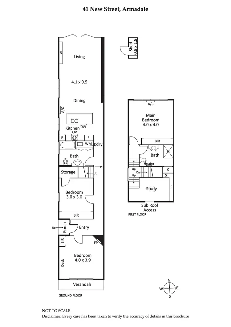 Floorplan of Homely house listing, 41 New Street, Armadale VIC 3143