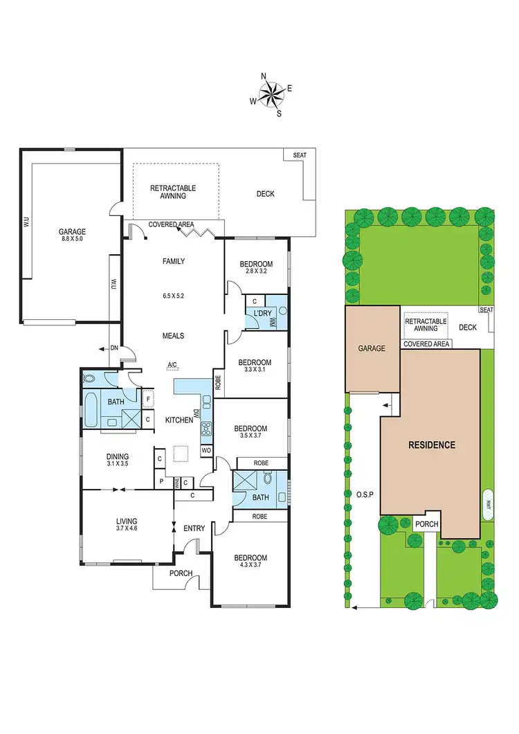 Floorplan of Homely house listing, 31 Hutchinson Street, Bentleigh VIC 3204