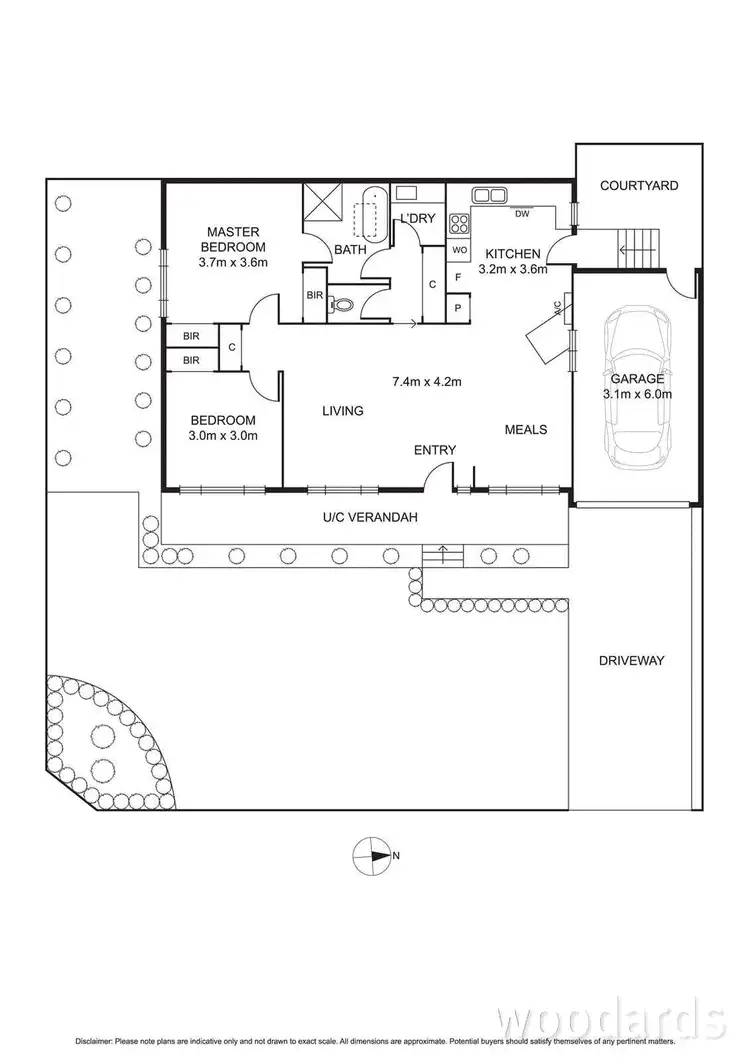 Floorplan of Homely unit listing, 1/29 Clyde Street, Oakleigh VIC 3166