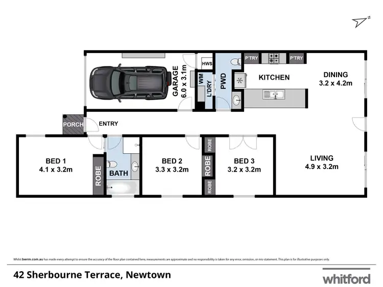 Floorplan of Homely house listing, 42 Sherbourne Terrace, Newtown VIC 3220