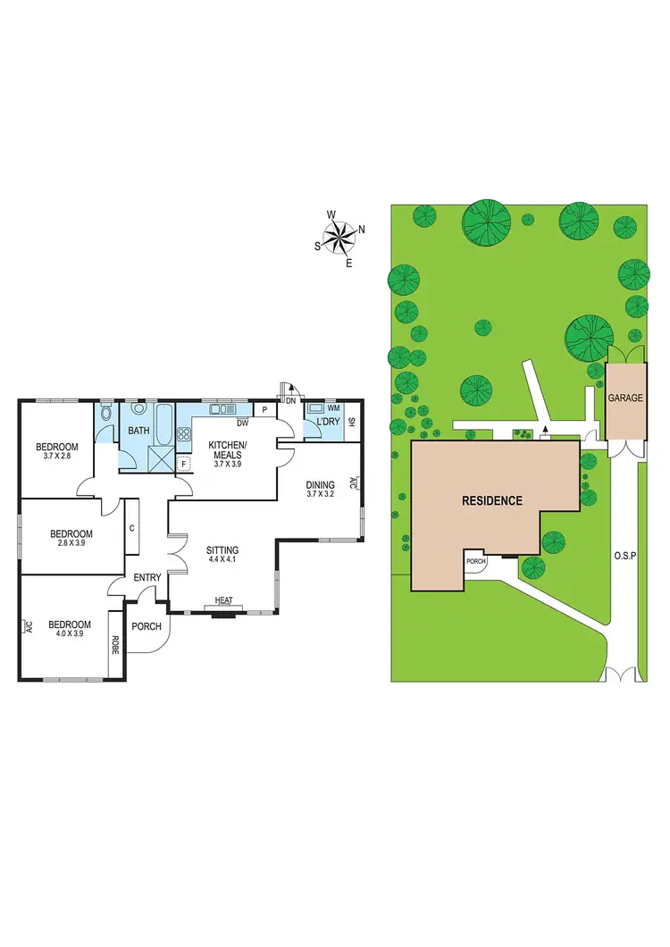 Floorplan of Homely house listing, 7 Osborne Avenue, Bentleigh VIC 3204