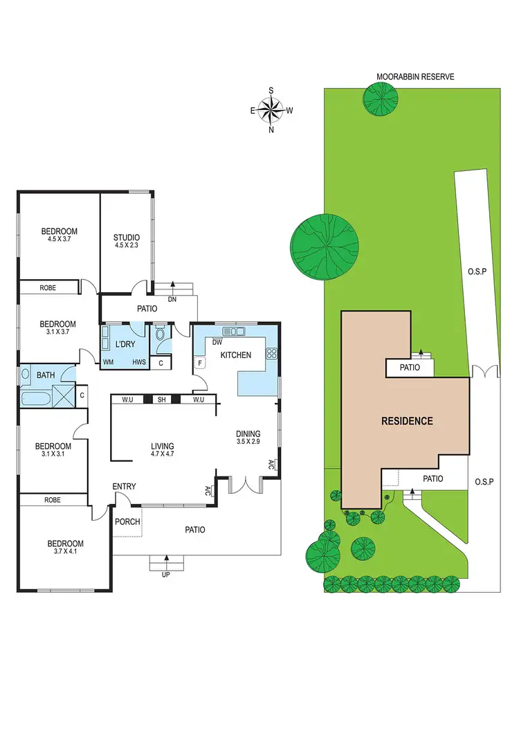 Floorplan of Homely house listing, 14 Margaret Street, Moorabbin VIC 3189