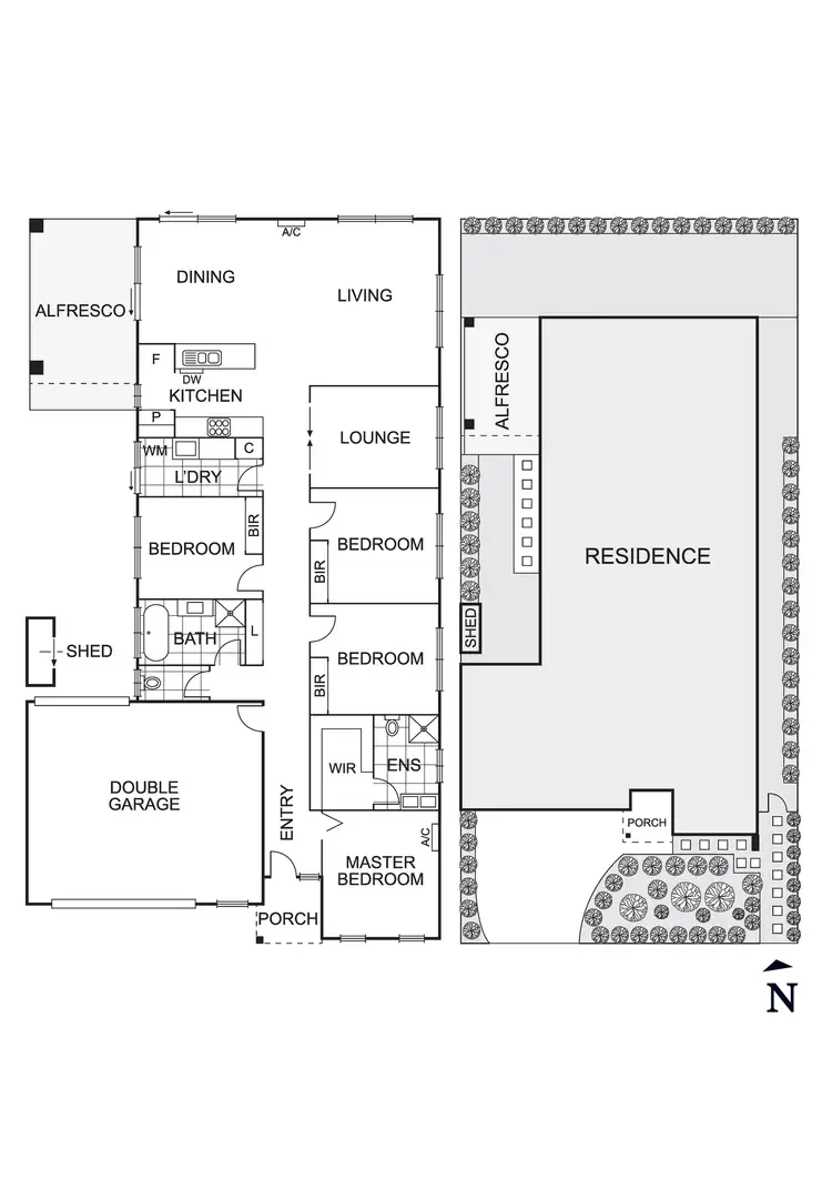 Floorplan of Homely house listing, 7 One Tree Road, Doreen VIC 3754