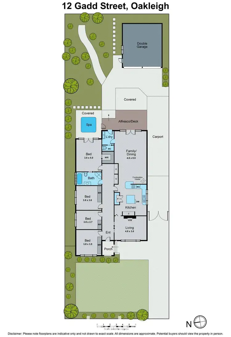 Floorplan of Homely house listing, 12 Gadd Street, Oakleigh VIC 3166
