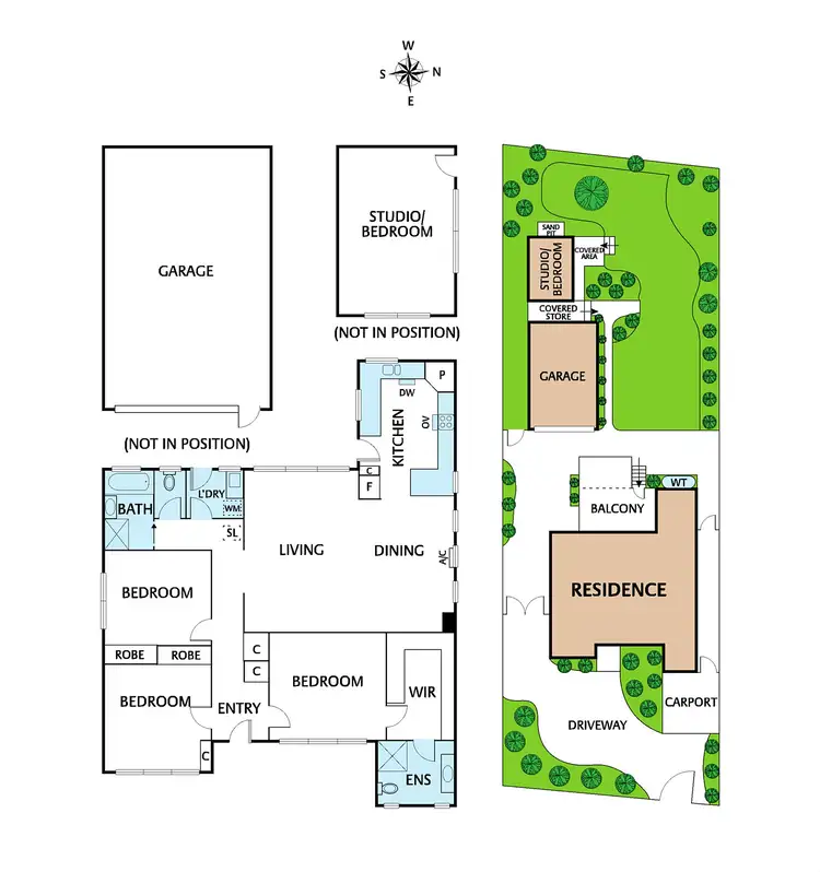 Floorplan of Homely house listing, 45 Collins Street, Diamond Creek VIC 3089
