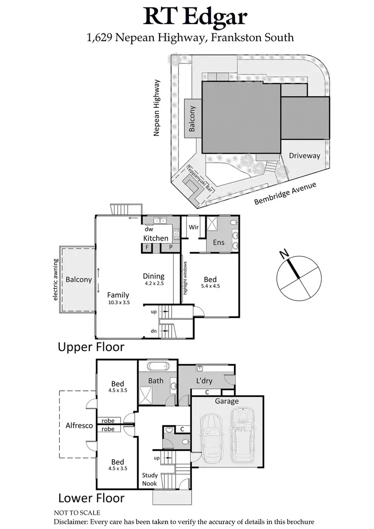 Floorplan of Homely house listing, 1/629 Nepean Highway, Frankston South VIC 3199