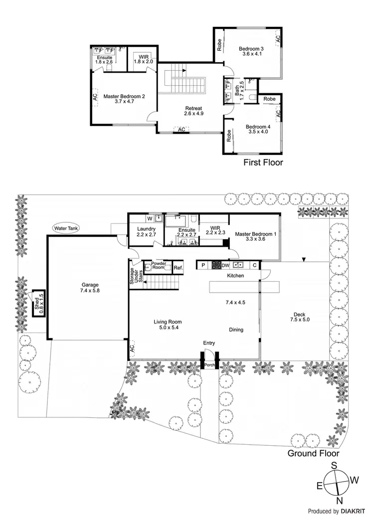 Floorplan of Homely townhouse listing, 570B Huntingdale Road, Mount Waverley VIC 3149