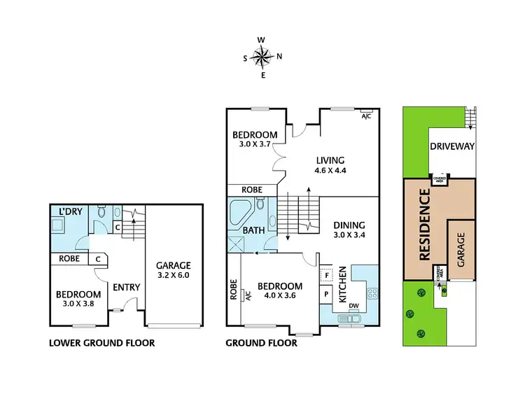 Floorplan of Homely townhouse listing, 22/19-27 Moore Road, Vermont VIC 3133