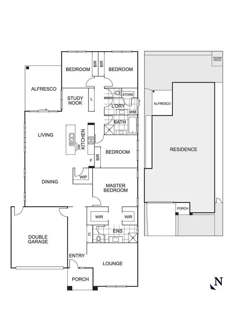 Floorplan of Homely house listing, 64 Galloway Drive, Mernda VIC 3754