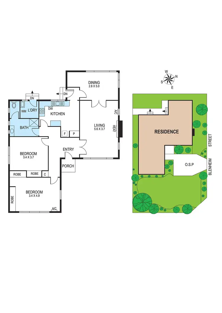 Floorplan of Homely house listing, 1/105 Tambet Street, Bentleigh East VIC 3165