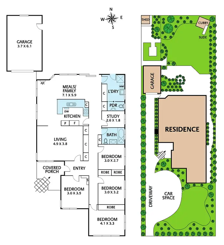 Floorplan of Homely house listing, 26 Packham Street, Box Hill North VIC 3129