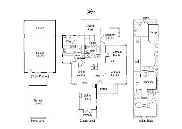 Floorplan of Homely house listing, 163 Waiora Road, Heidelberg Heights VIC 3081