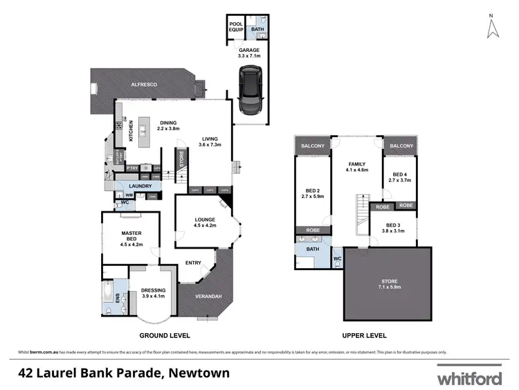 Floorplan of Homely house listing, 42 Laurel Bank Parade, Newtown VIC 3220