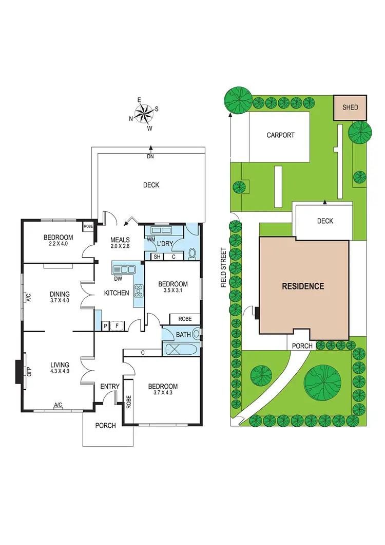 Floorplan of Homely house listing, 26 Donaldson Street, Bentleigh VIC 3204