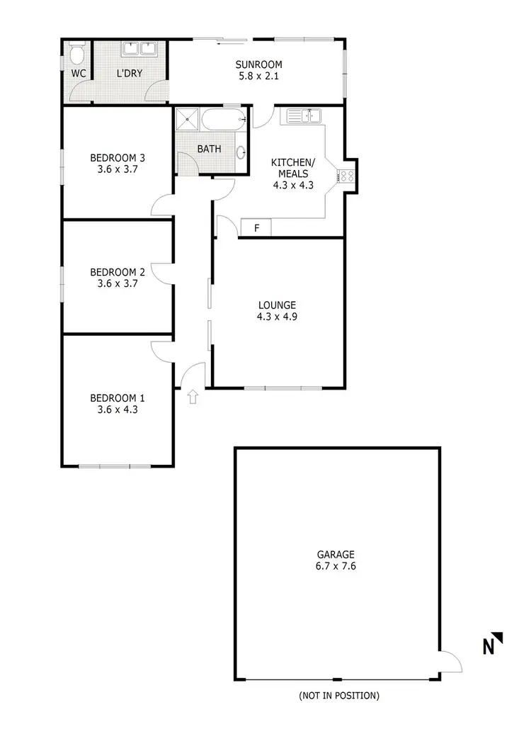 Floorplan of Homely house listing, 37 Hawdon Street, Broadford VIC 3658