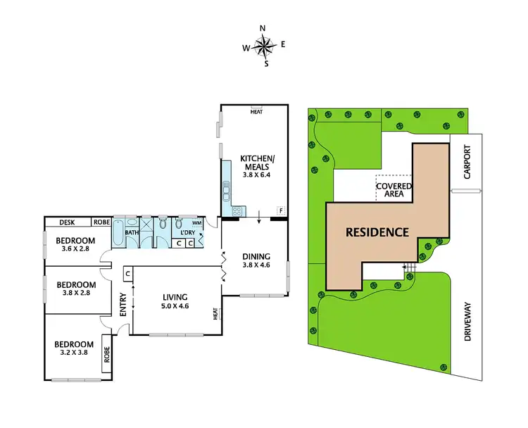 Floorplan of Homely house listing, 5 Hamilton Avenue, Blackburn VIC 3130