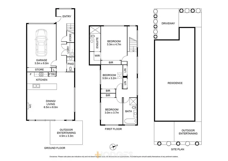 Floorplan of Homely townhouse listing, Lot 3 Unit 2/82 Elizabeth Street, Geelong West VIC 3218
