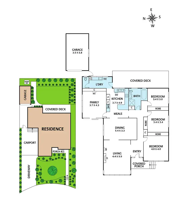 Floorplan of Homely house listing, 3 Esk Court, Forest Hill VIC 3131