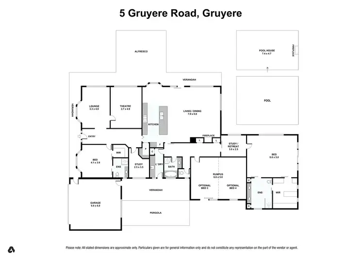 Floorplan of Homely other listing, 5 Gruyere Road, Gruyere VIC 3770
