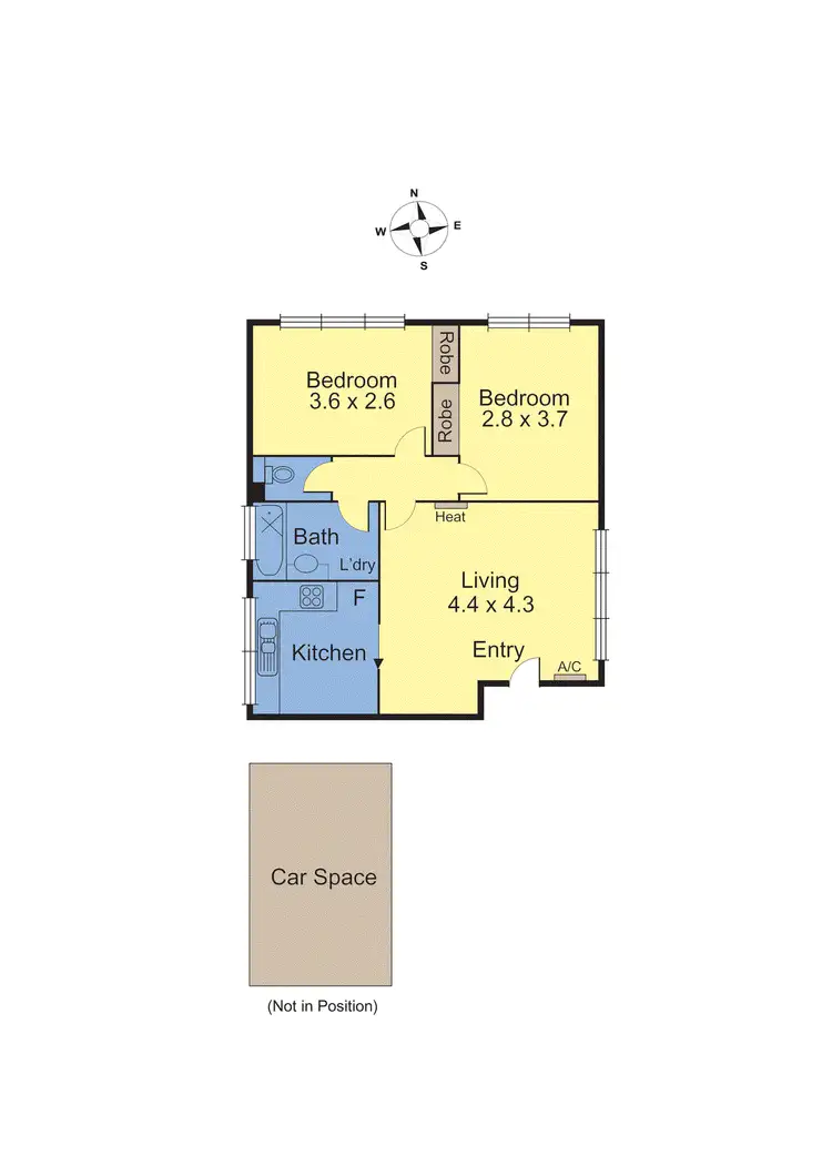 Floorplan of Homely apartment listing, 7/36 Auburn Grove, Hawthorn East VIC 3123