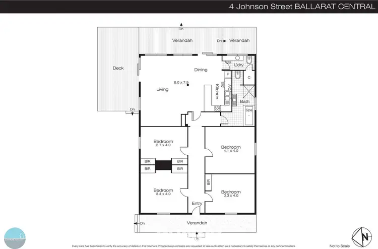 Floorplan of Homely house listing, 4 Johnson Street, Ballarat Central VIC 3350