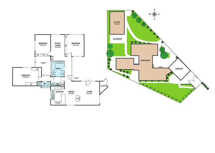 Floorplan of Homely house listing, 4 Carmel Court, Bentleigh East VIC 3165