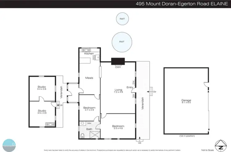 Floorplan of Homely rural property listing, 495 Mt Doran Egerton Road, Elaine VIC 3334