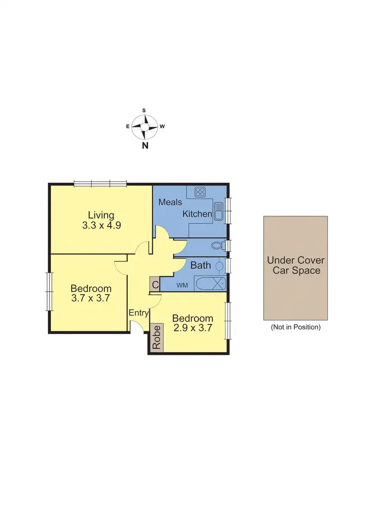 Floorplan of Homely apartment listing, 8/4-6 Auburn Grove, Hawthorn East VIC 3123