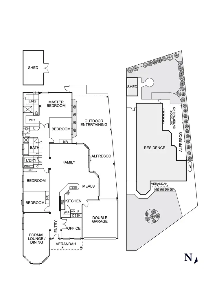 Floorplan of Homely house listing, 9 Curlew Drive, Whittlesea VIC 3757