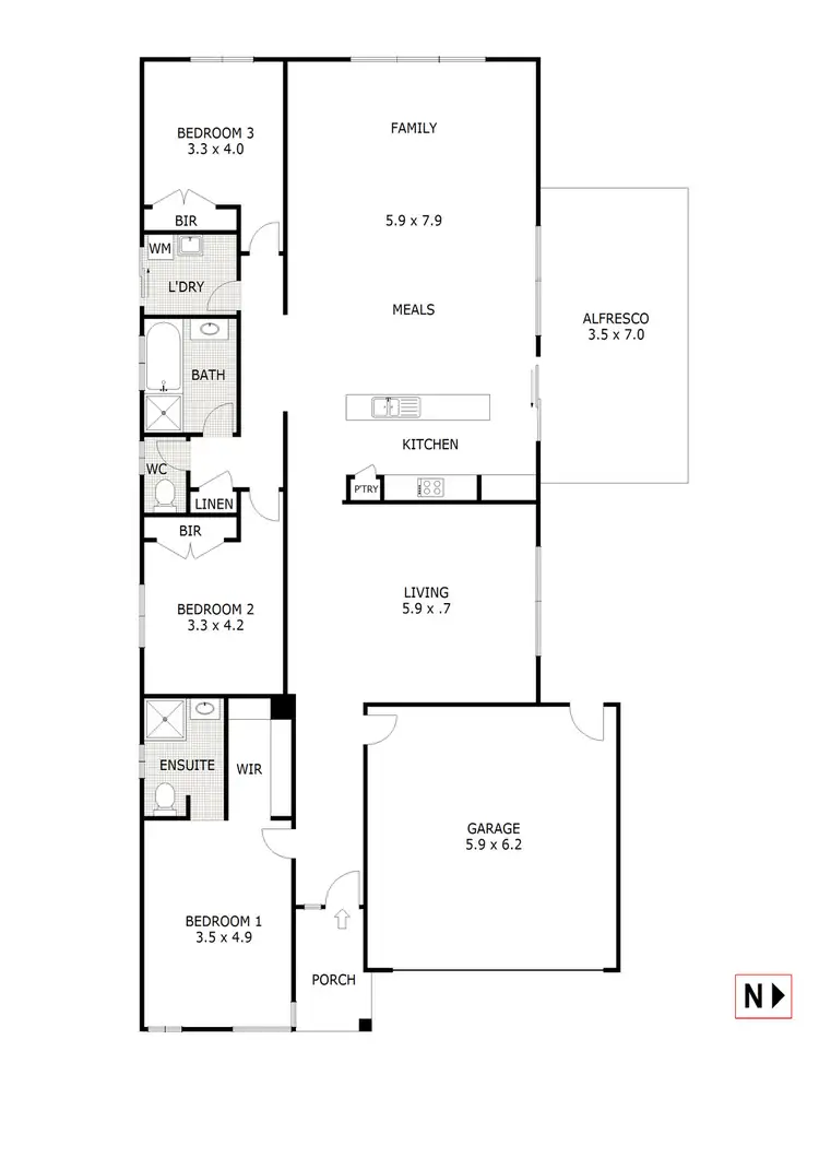 Floorplan of Homely house listing, 88 Wallara Waters Boulevard, Wallan VIC 3756