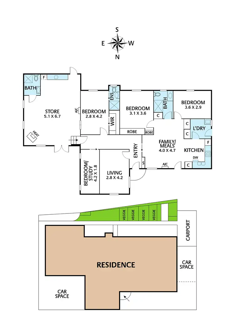 Floorplan of Homely house listing, 2/374 Middleborough Road, Blackburn VIC 3130