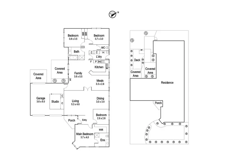 Floorplan of Homely house listing, 3 Longacres Road, Yallambie VIC 3085
