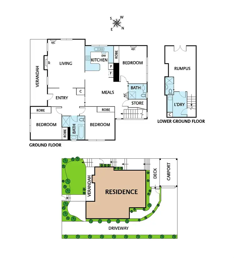 Floorplan of Homely house listing, 1/155 Main Road, Lower Plenty VIC 3093