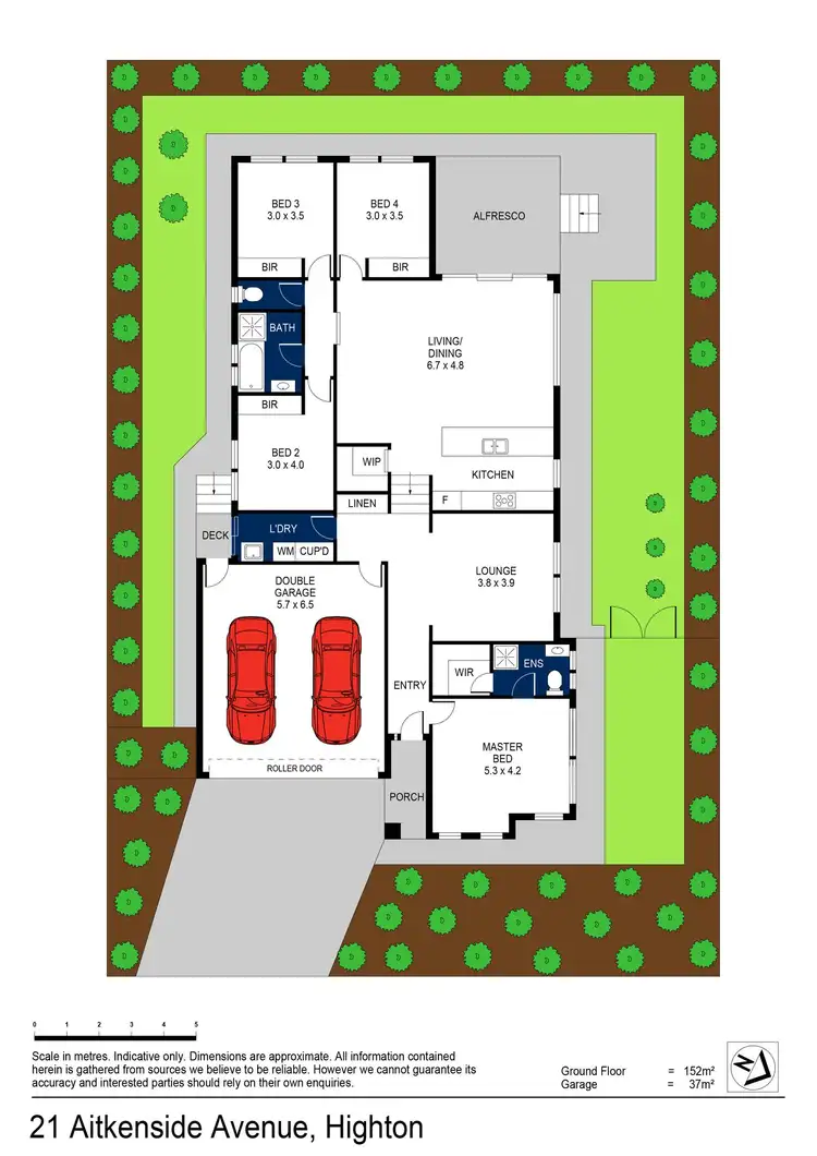 Floorplan of Homely house listing, 21 Aitkenside Avenue, Highton VIC 3216