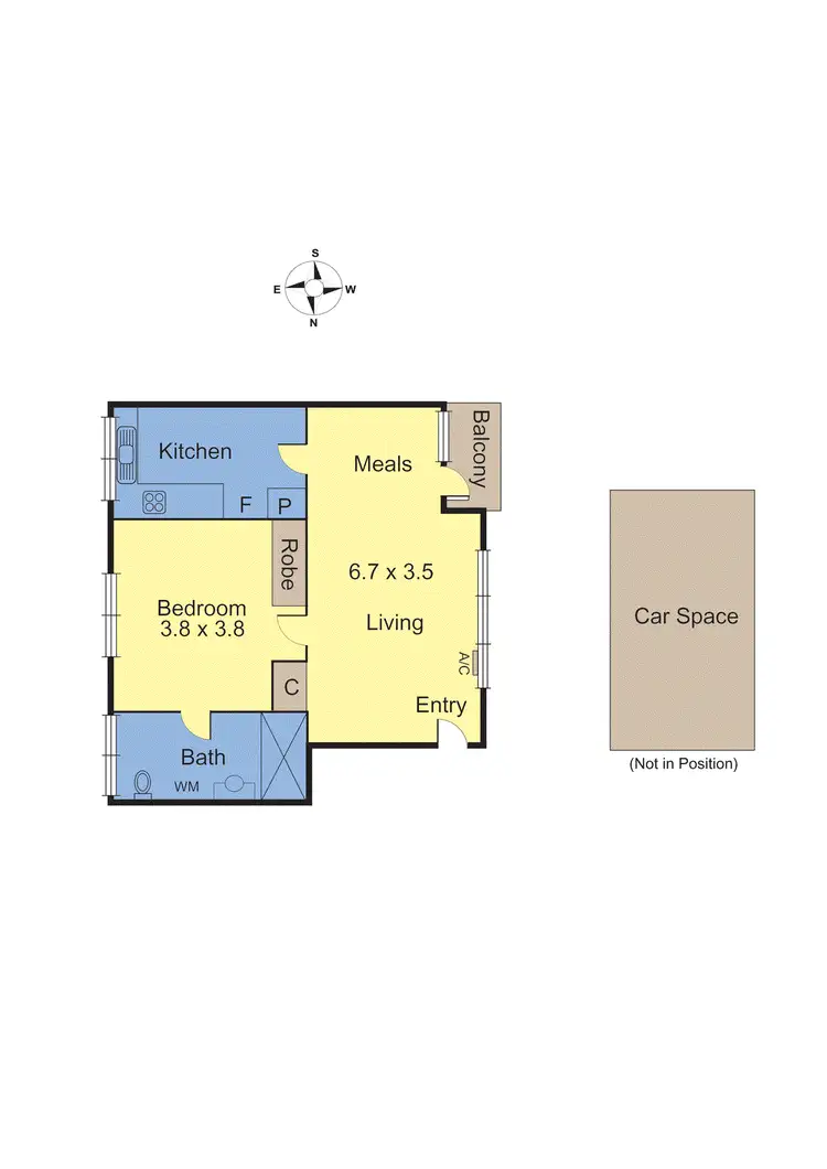 Floorplan of Homely apartment listing, 17/129-131 Riversdale Road, Hawthorn VIC 3122