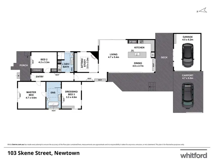 Floorplan of Homely house listing, 103 Skene Street, Newtown VIC 3220