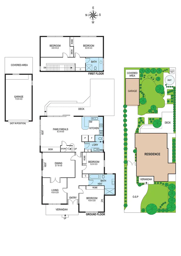 Floorplan of Homely house listing, 28 Gilbert Grove, Bentleigh VIC 3204