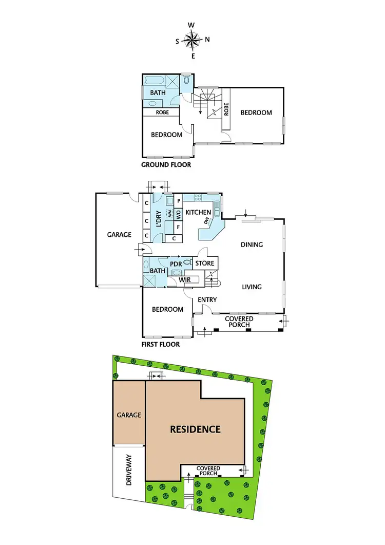 Floorplan of Homely townhouse listing, 29A Cape Street, Eaglemont VIC 3084