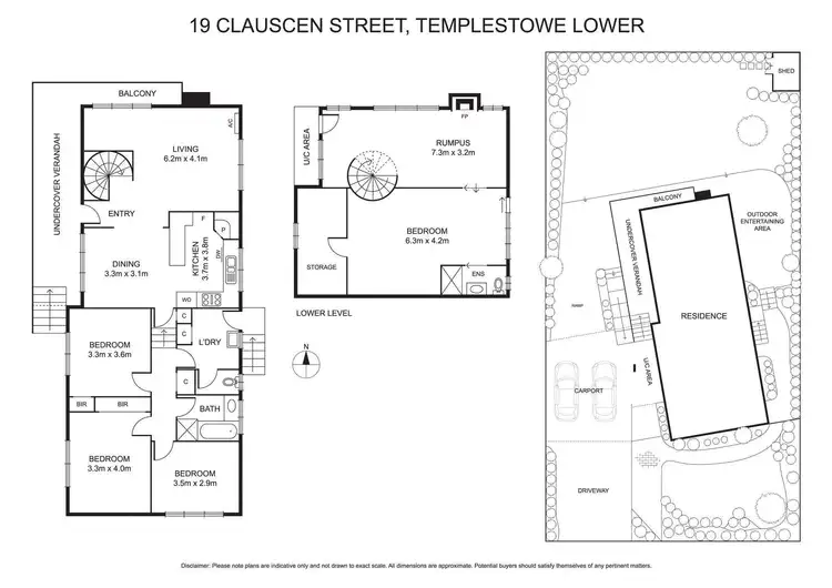 Floorplan of Homely house listing, 19 Clauscen Street, Templestowe Lower VIC 3107