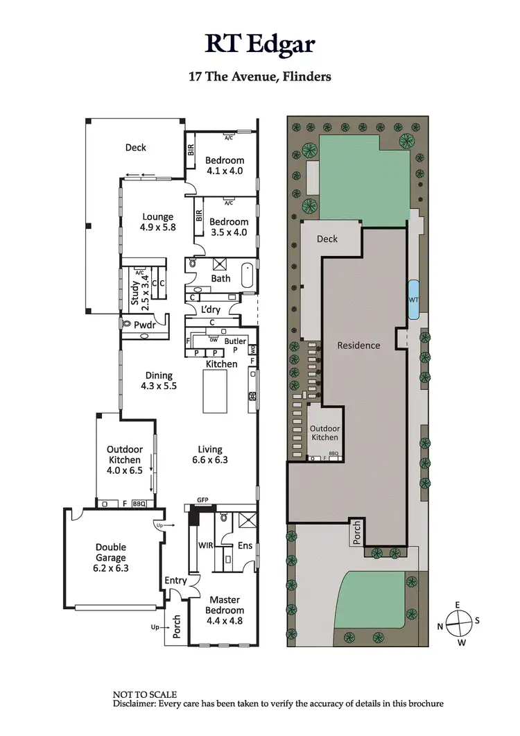 Floorplan of Homely house listing, 17 The Avenue, Flinders VIC 3929