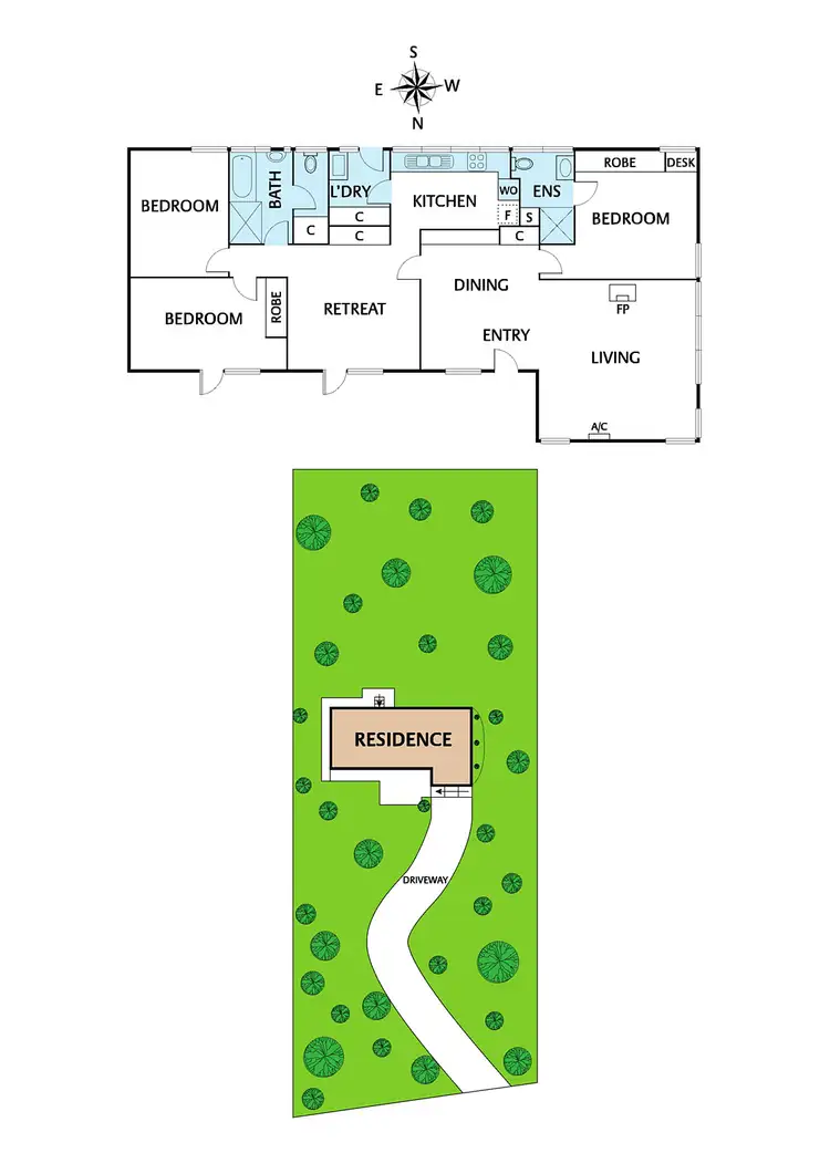Floorplan of Homely house listing, 32 Warringah Crescent, Eltham VIC 3095