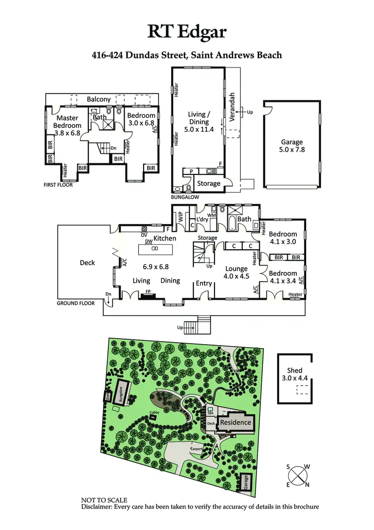 Floorplan of Homely house listing, 416-424 Dundas Street, St Andrews Beach VIC 3941